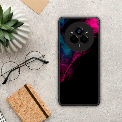 Watercolor Pink Black - Realme 14 Pro θήκη