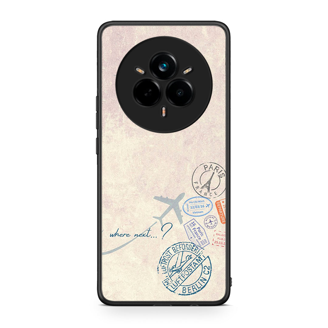 Realme 14 Pro Where Next Θήκη από τη Smartfits με σχέδιο στο πίσω μέρος και μαύρο περίβλημα | Smartphone case with colorful back and black bezels by Smartfits