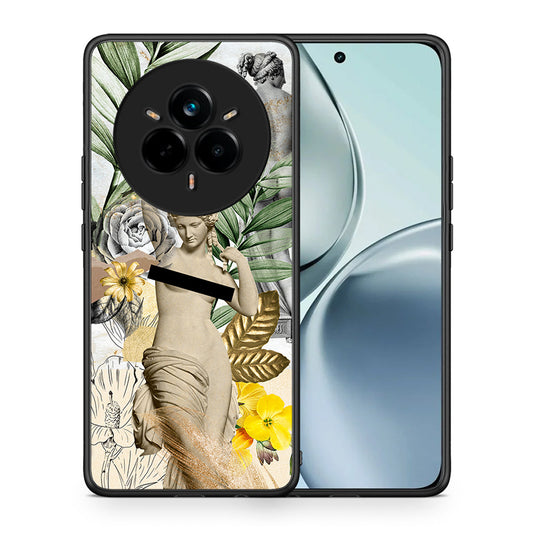 Θήκη Realme 14 Pro Woman Statue από τη Smartfits με σχέδιο στο πίσω μέρος και μαύρο περίβλημα | Realme 14 Pro Woman Statue case with colorful back and black bezels