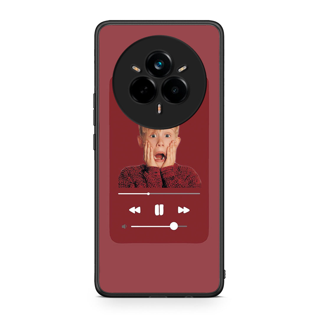 Realme 14 Pro Xmas Alone Music θήκη από τη Smartfits με σχέδιο στο πίσω μέρος και μαύρο περίβλημα | Smartphone case with colorful back and black bezels by Smartfits