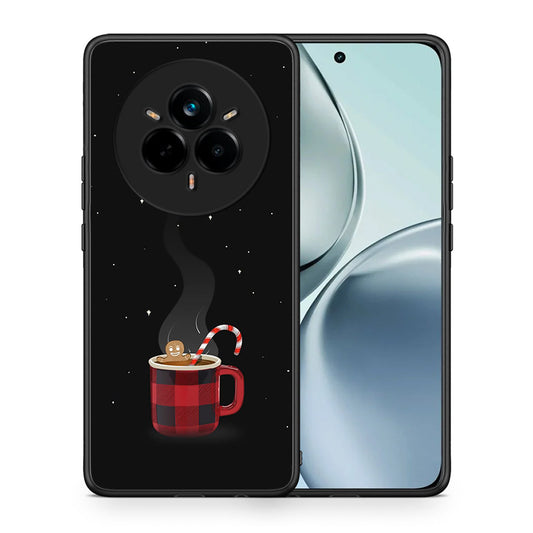 Θήκη Realme 14 Pro Xmas Bathing από τη Smartfits με σχέδιο στο πίσω μέρος και μαύρο περίβλημα | Realme 14 Pro Xmas Bathing case with colorful back and black bezels