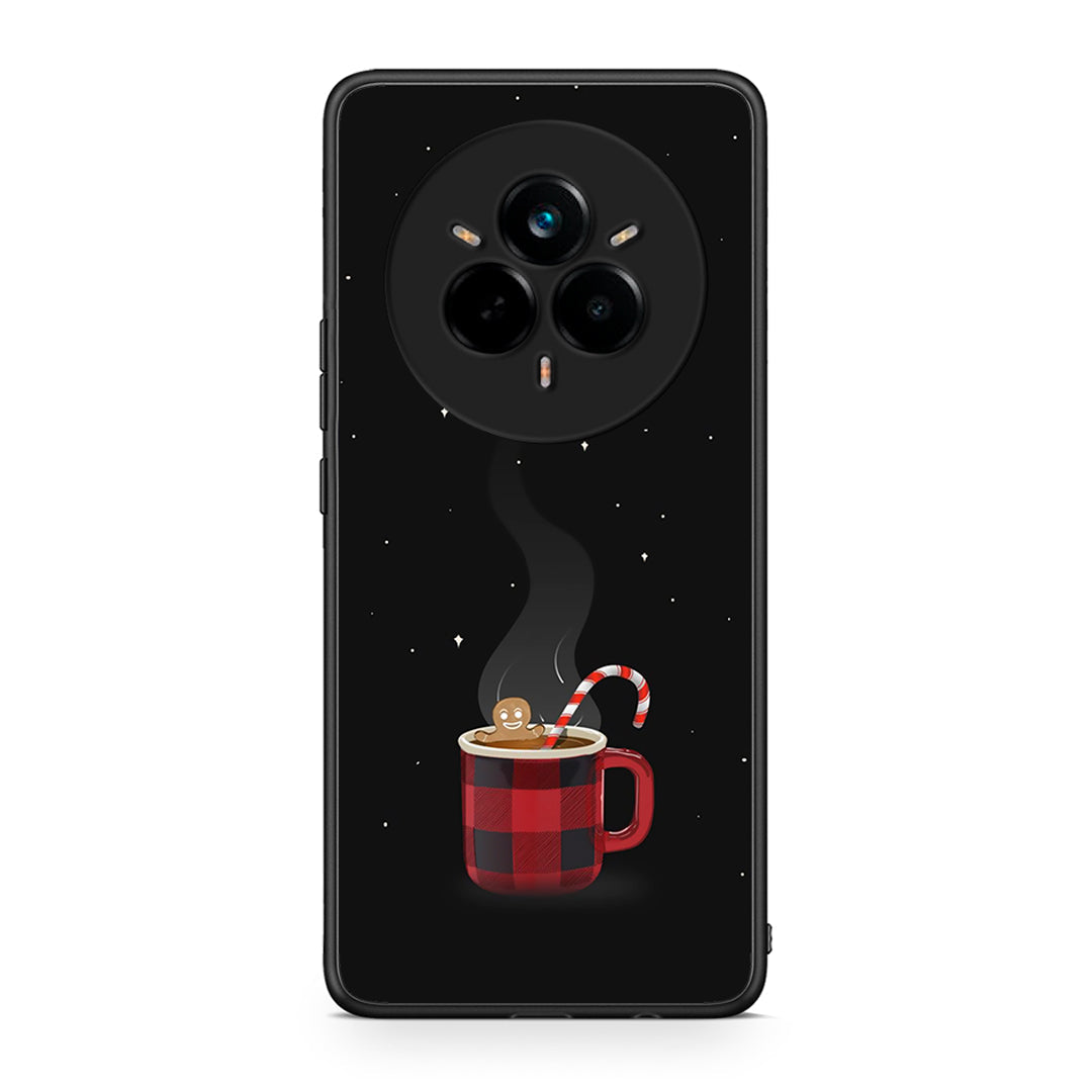 Realme 14 Pro Xmas Bathing θήκη από τη Smartfits με σχέδιο στο πίσω μέρος και μαύρο περίβλημα | Smartphone case with colorful back and black bezels by Smartfits
