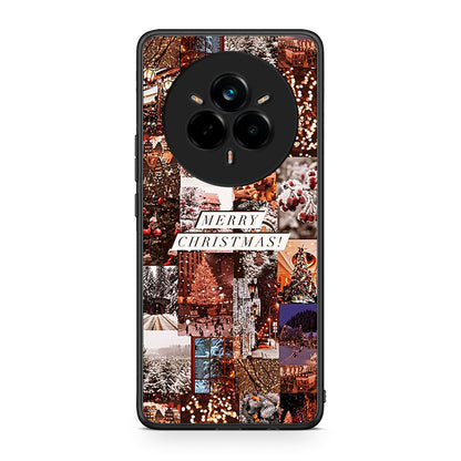 Realme 14 Pro Xmas Collage θήκη από τη Smartfits με σχέδιο στο πίσω μέρος και μαύρο περίβλημα | Smartphone case with colorful back and black bezels by Smartfits