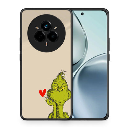 Θήκη Realme 14 Pro Xmas Grinch από τη Smartfits με σχέδιο στο πίσω μέρος και μαύρο περίβλημα | Realme 14 Pro Xmas Grinch case with colorful back and black bezels