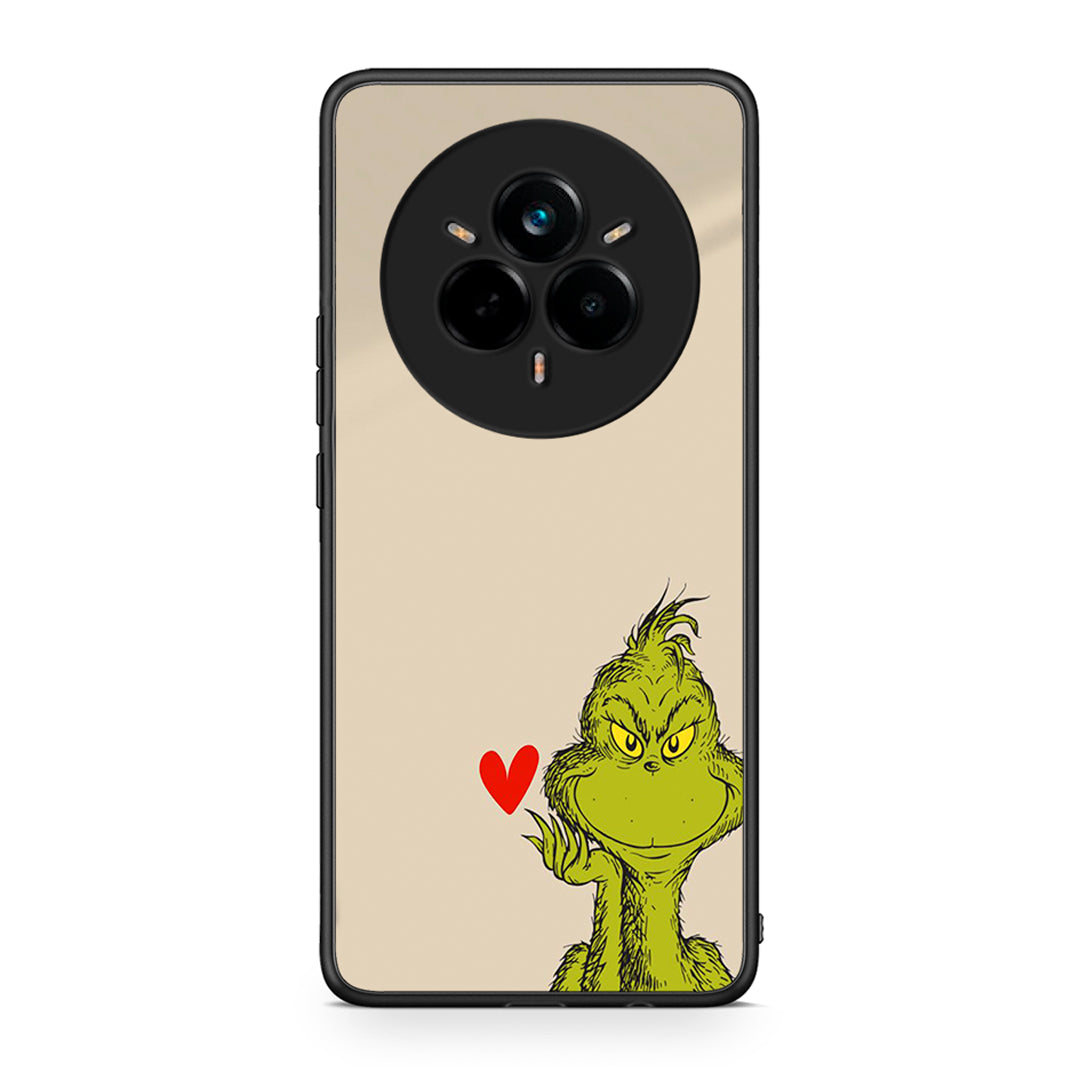 Realme 14 Pro Xmas Grinch θήκη από τη Smartfits με σχέδιο στο πίσω μέρος και μαύρο περίβλημα | Smartphone case with colorful back and black bezels by Smartfits