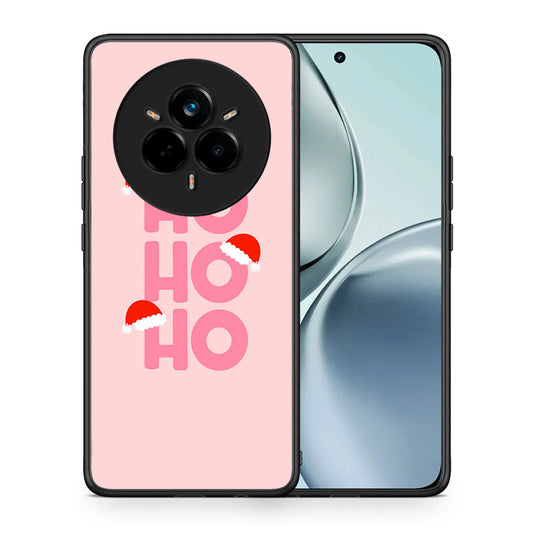 Θήκη Realme 14 Pro Xmas Ho Ho Ho από τη Smartfits με σχέδιο στο πίσω μέρος και μαύρο περίβλημα | Realme 14 Pro Xmas Ho Ho Ho case with colorful back and black bezels