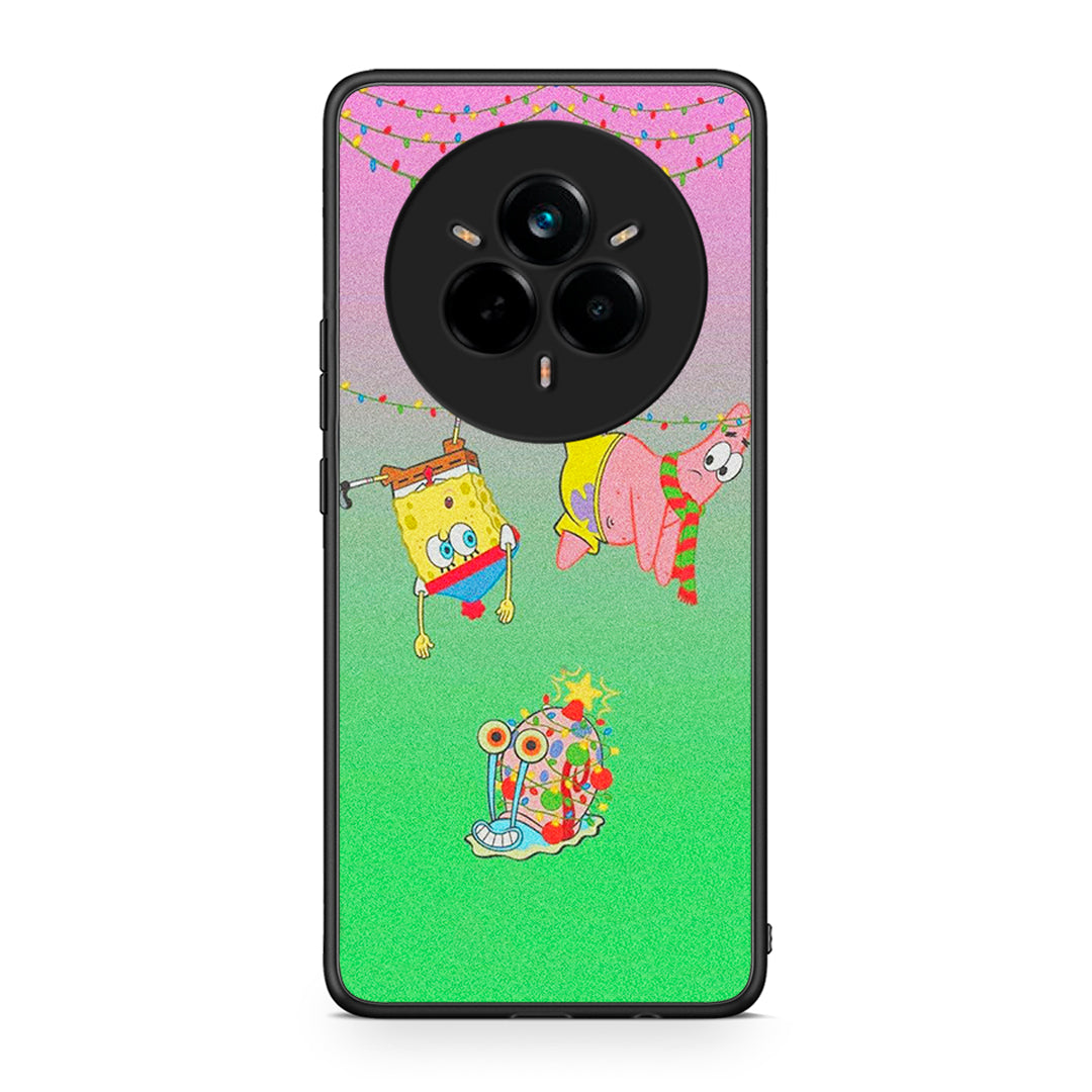 Realme 14 Pro Xmas Lights θήκη από τη Smartfits με σχέδιο στο πίσω μέρος και μαύρο περίβλημα | Smartphone case with colorful back and black bezels by Smartfits