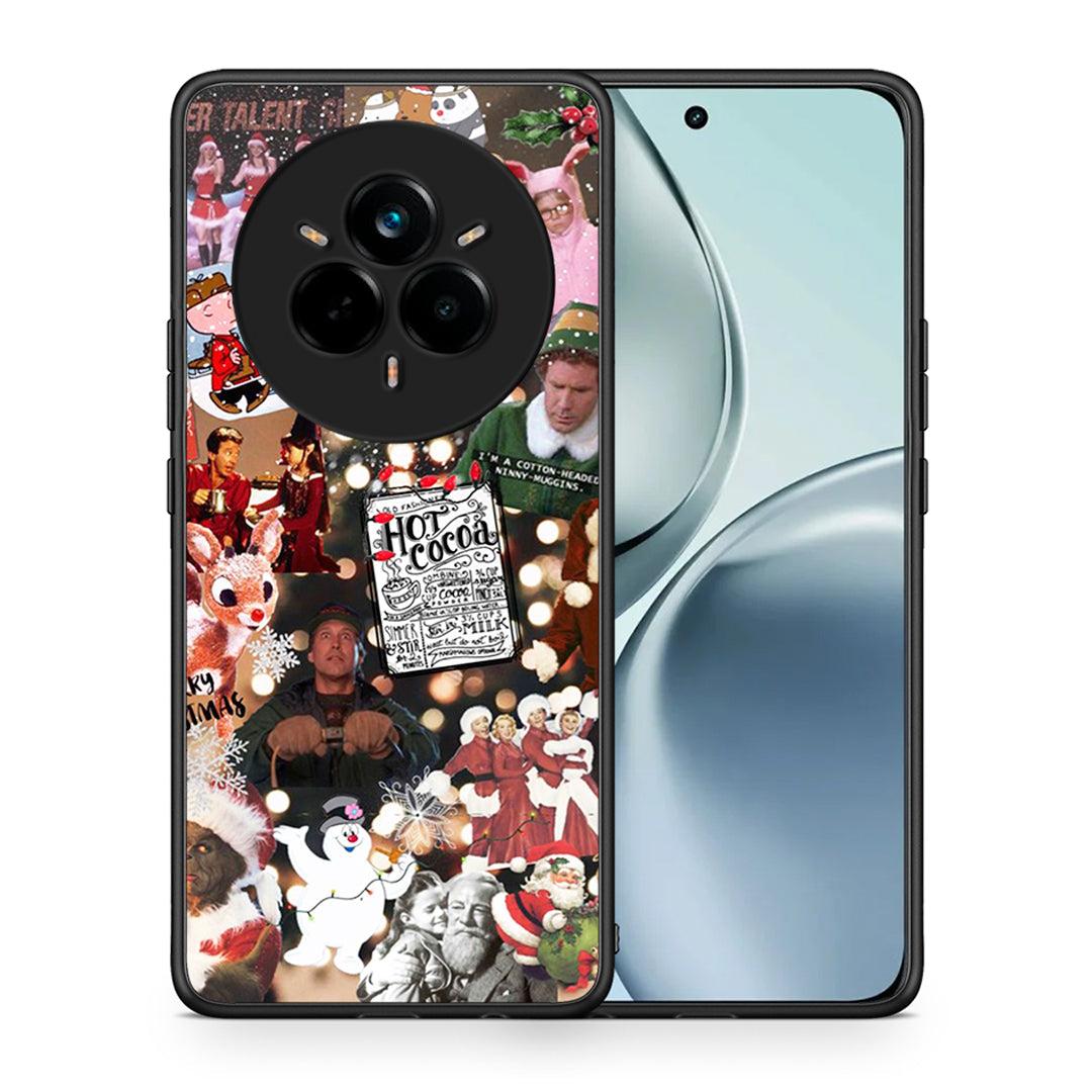Θήκη Realme 14 Pro Xmas Movies από τη Smartfits με σχέδιο στο πίσω μέρος και μαύρο περίβλημα | Realme 14 Pro Xmas Movies case with colorful back and black bezels