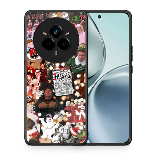 Θήκη Realme 14 Pro Xmas Movies από τη Smartfits με σχέδιο στο πίσω μέρος και μαύρο περίβλημα | Realme 14 Pro Xmas Movies case with colorful back and black bezels