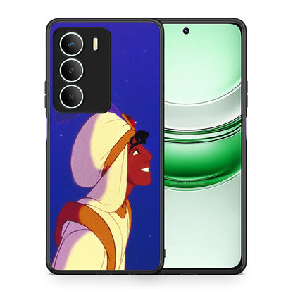 Θήκη Realme 14X Alladin And Jasmine Love 1 από τη Smartfits με σχέδιο στο πίσω μέρος και μαύρο περίβλημα | Realme 14X Alladin And Jasmine Love 1 case with colorful back and black bezels