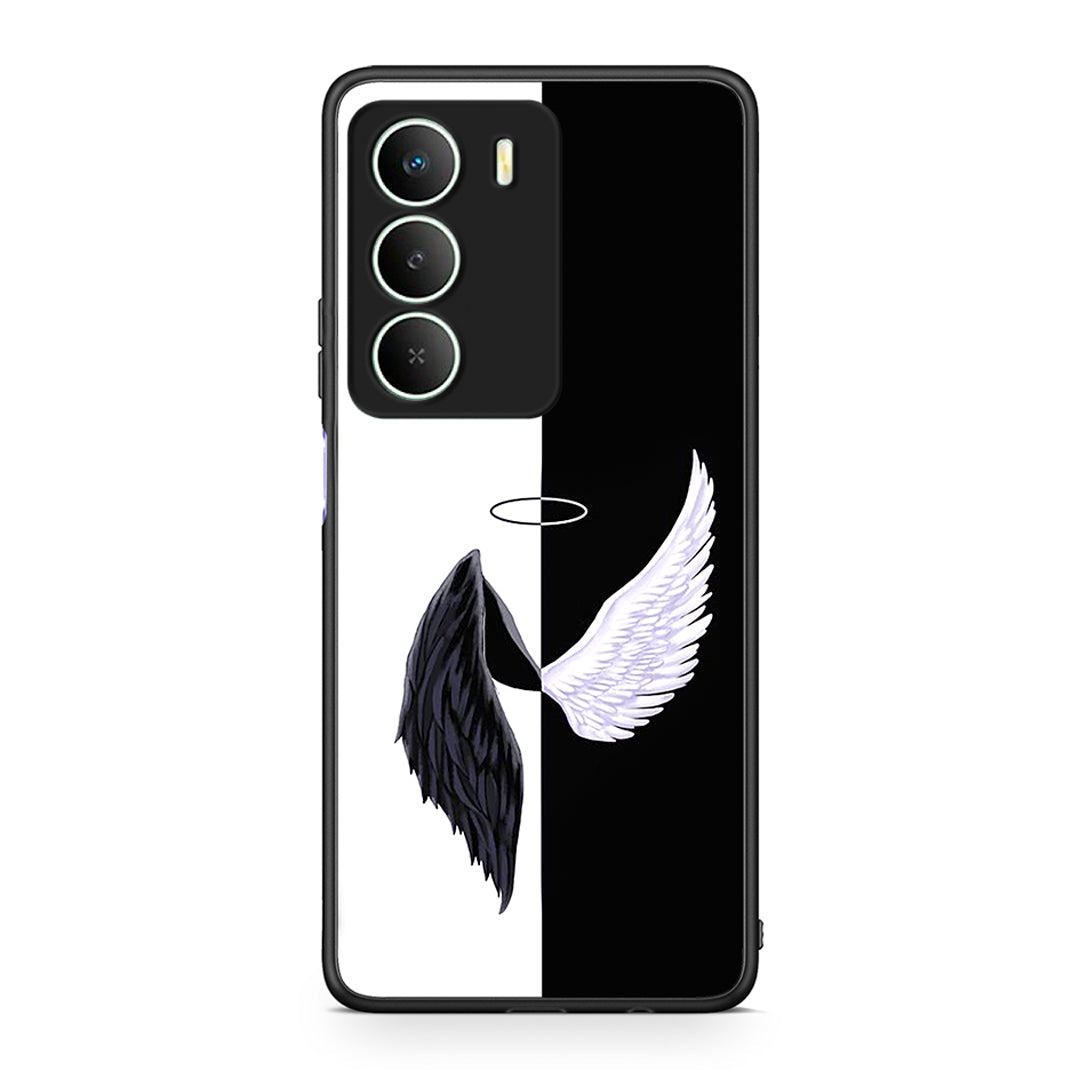 Realme 14X Angels Demons θήκη από τη Smartfits με σχέδιο στο πίσω μέρος και μαύρο περίβλημα | Smartphone case with colorful back and black bezels by Smartfits
