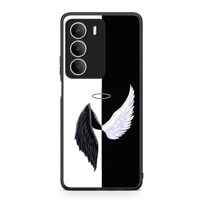 Realme 14X Angels Demons θήκη από τη Smartfits με σχέδιο στο πίσω μέρος και μαύρο περίβλημα | Smartphone case with colorful back and black bezels by Smartfits