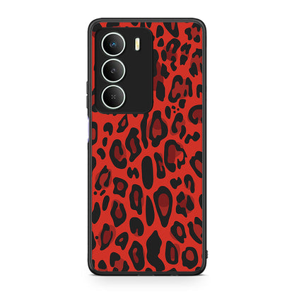 4 - Realme 14X Red Leopard Animal case, cover, bumper