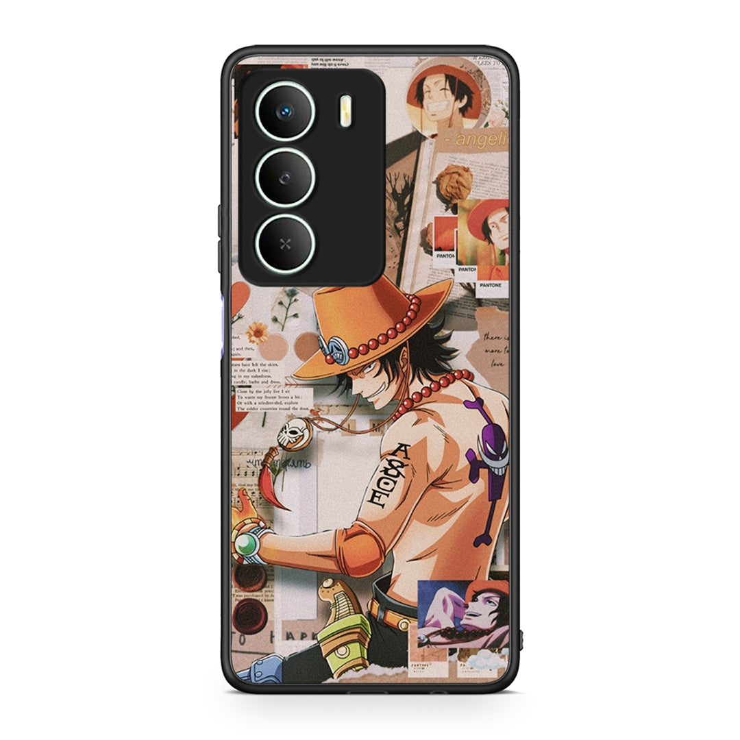 Realme 14X Anime Collage θήκη από τη Smartfits με σχέδιο στο πίσω μέρος και μαύρο περίβλημα | Smartphone case with colorful back and black bezels by Smartfits