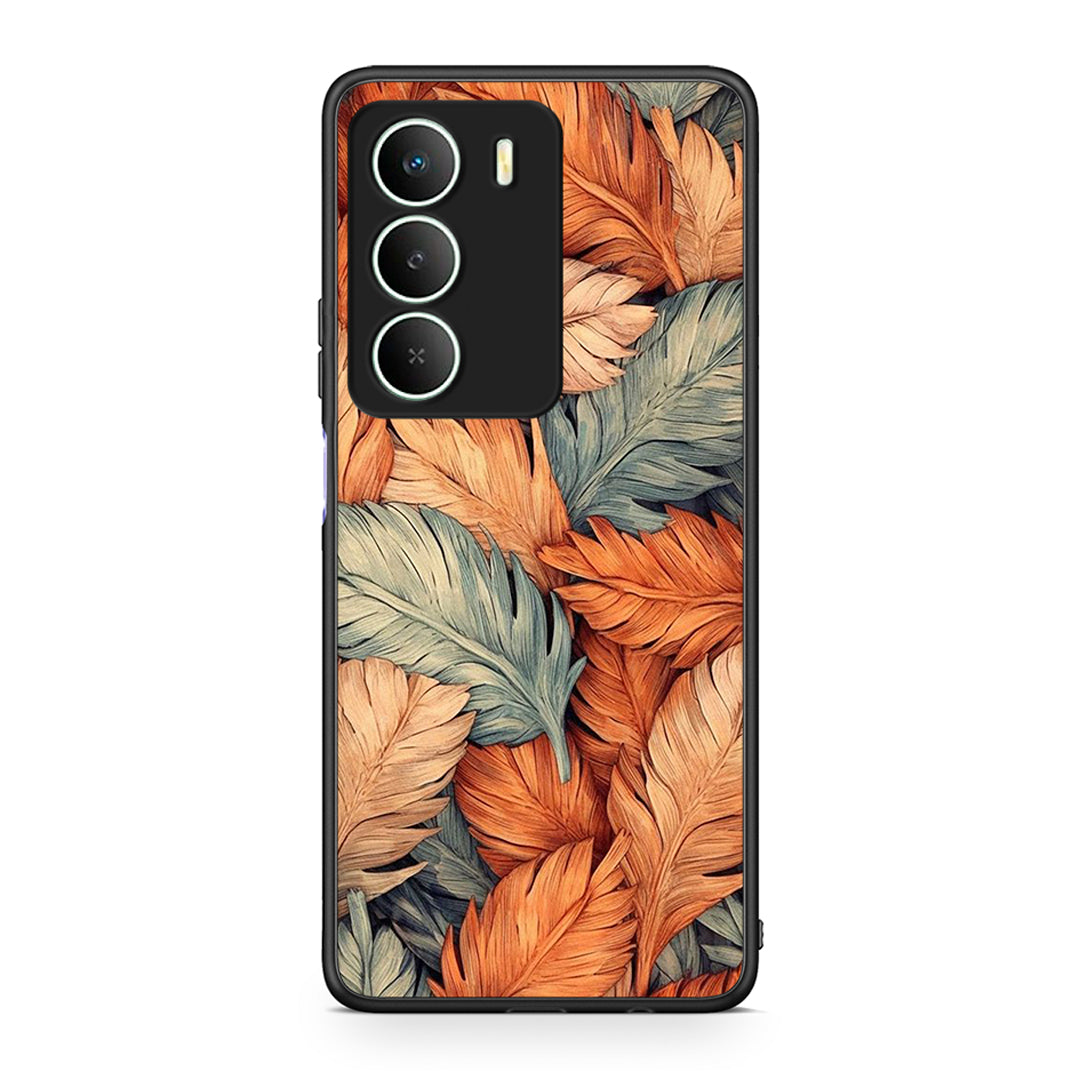 Realme 14X Autumn Leaves Θήκη από τη Smartfits με σχέδιο στο πίσω μέρος και μαύρο περίβλημα | Smartphone case with colorful back and black bezels by Smartfits