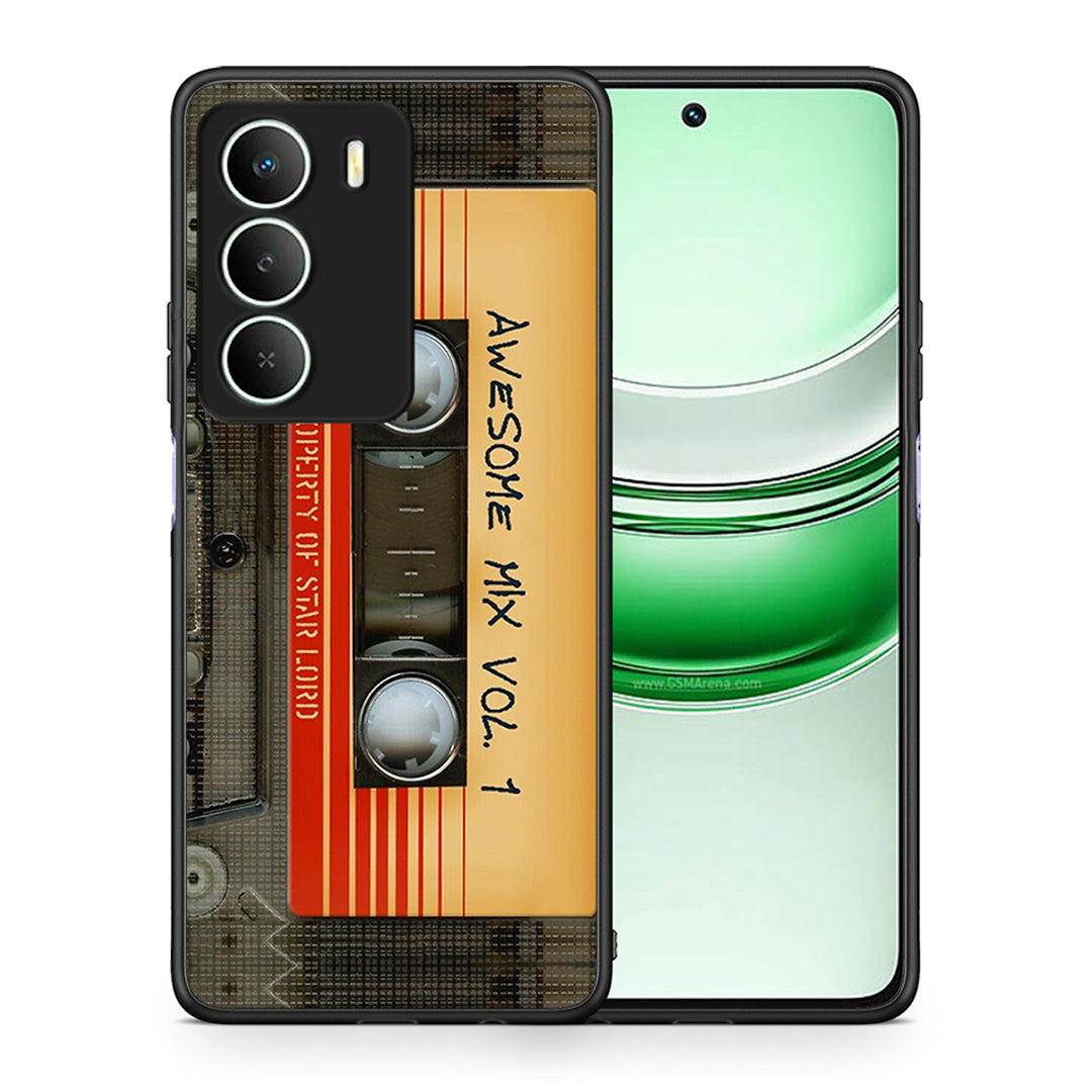 Θήκη Realme 14X Awesome Mix από τη Smartfits με σχέδιο στο πίσω μέρος και μαύρο περίβλημα | Realme 14X Awesome Mix case with colorful back and black bezels