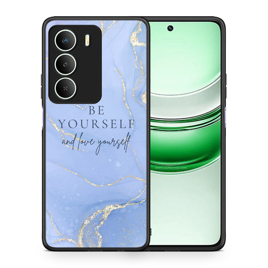 Θήκη Realme 14X Be Yourself από τη Smartfits με σχέδιο στο πίσω μέρος και μαύρο περίβλημα | Realme 14X Be Yourself case with colorful back and black bezels