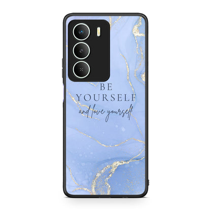 Realme 14X Be Yourself θήκη από τη Smartfits με σχέδιο στο πίσω μέρος και μαύρο περίβλημα | Smartphone case with colorful back and black bezels by Smartfits