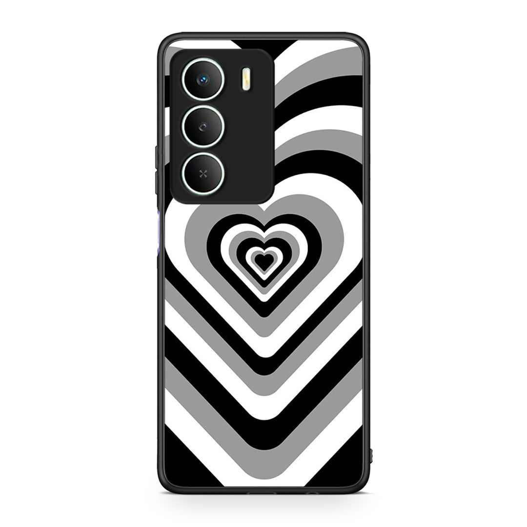Realme 14X Black Hearts θήκη από τη Smartfits με σχέδιο στο πίσω μέρος και μαύρο περίβλημα | Smartphone case with colorful back and black bezels by Smartfits
