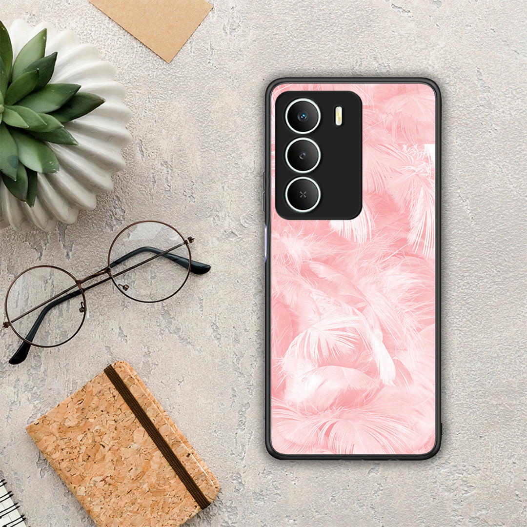 Boho Pink Feather - Realme 14X θήκη