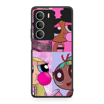 Realme 14X Bubble Girls Θήκη Αγίου Βαλεντίνου από τη Smartfits με σχέδιο στο πίσω μέρος και μαύρο περίβλημα | Smartphone case with colorful back and black bezels by Smartfits