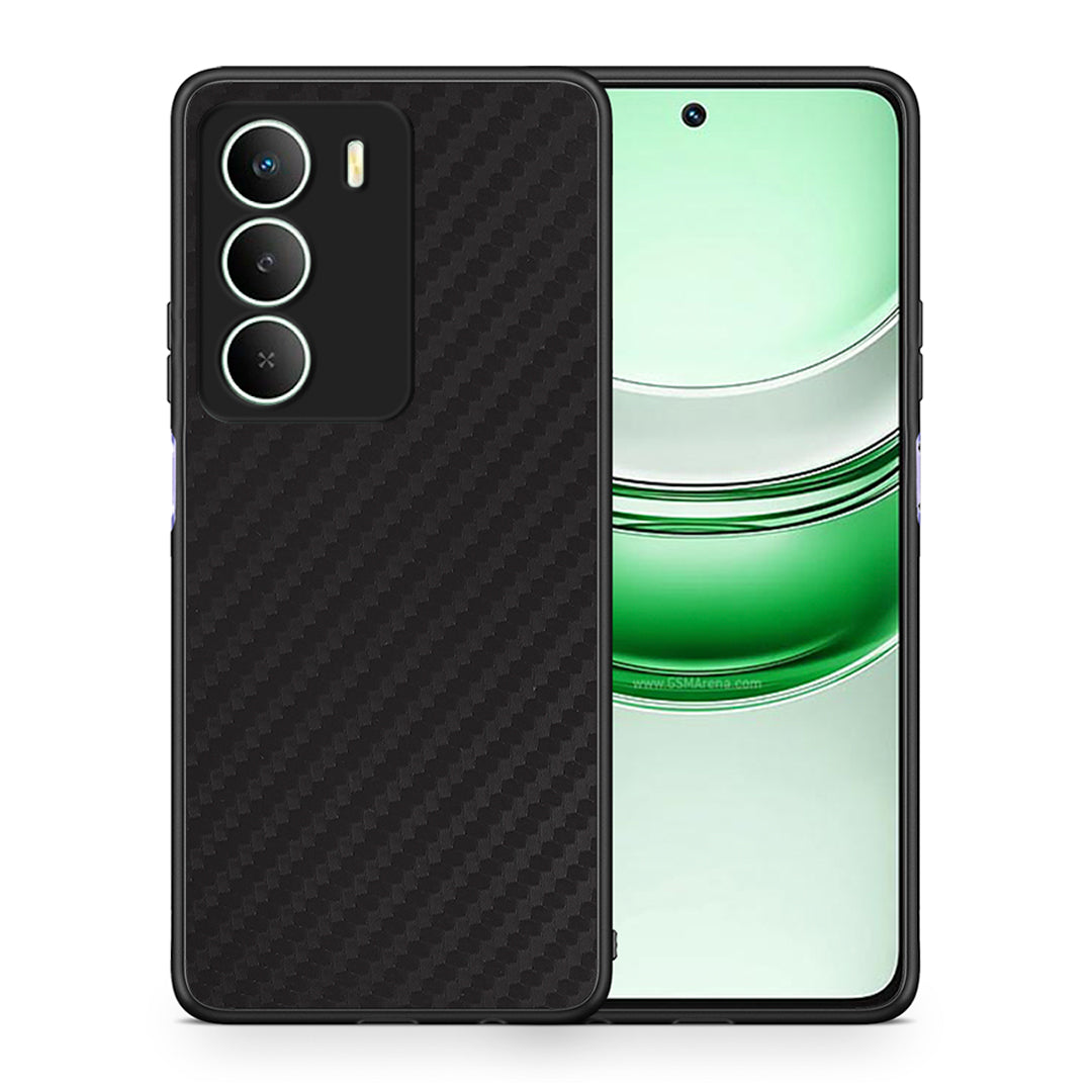 Θήκη Realme 14X Carbon Black από τη Smartfits με σχέδιο στο πίσω μέρος και μαύρο περίβλημα | Realme 14X Carbon Black case with colorful back and black bezels