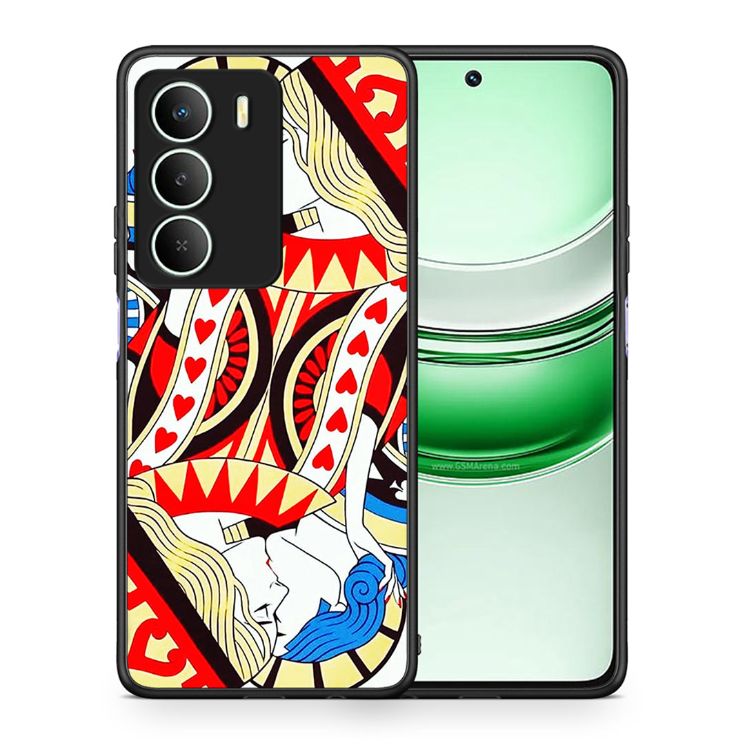 Θήκη Realme 14X Card Love από τη Smartfits με σχέδιο στο πίσω μέρος και μαύρο περίβλημα | Realme 14X Card Love case with colorful back and black bezels
