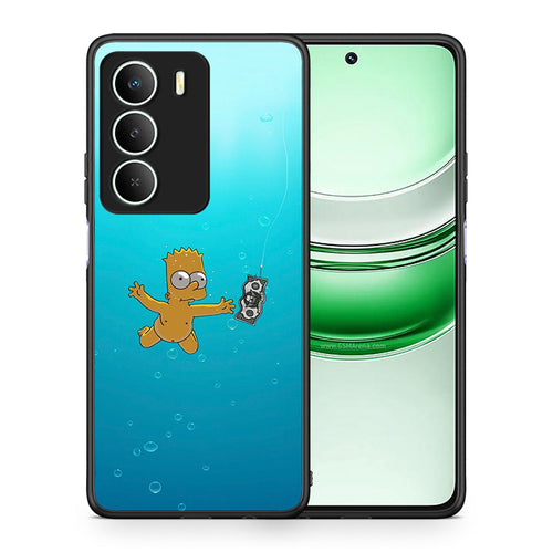 Θήκη Realme 14X Chasing Money από τη Smartfits με σχέδιο στο πίσω μέρος και μαύρο περίβλημα | Realme 14X Chasing Money case with colorful back and black bezels