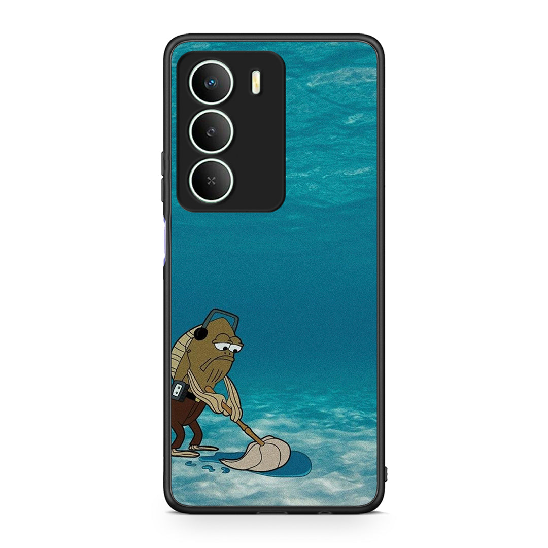 Realme 14X Clean The Ocean Θήκη από τη Smartfits με σχέδιο στο πίσω μέρος και μαύρο περίβλημα | Smartphone case with colorful back and black bezels by Smartfits