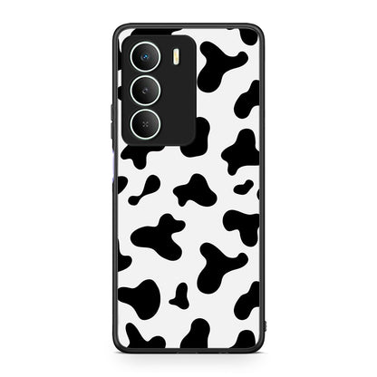 Realme 14X Cow Print θήκη από τη Smartfits με σχέδιο στο πίσω μέρος και μαύρο περίβλημα | Smartphone case with colorful back and black bezels by Smartfits