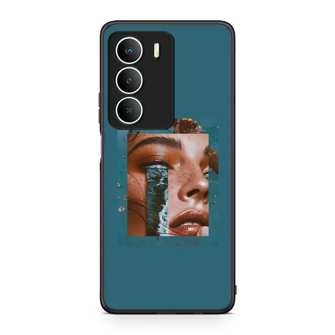 Realme 14X Cry An Ocean θήκη από τη Smartfits με σχέδιο στο πίσω μέρος και μαύρο περίβλημα | Smartphone case with colorful back and black bezels by Smartfits