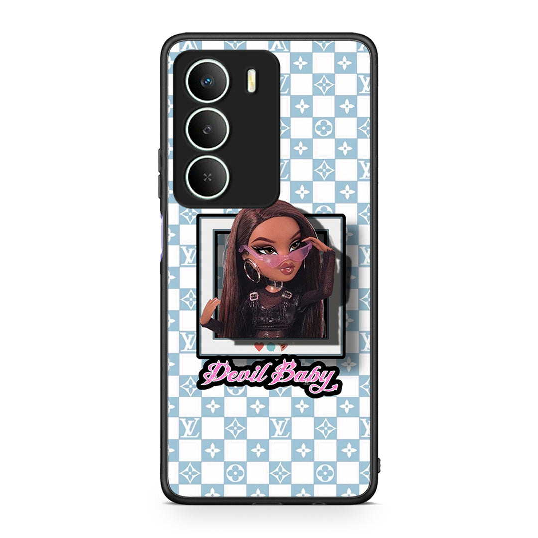 Realme 14X Devil Baby Θήκη Αγίου Βαλεντίνου από τη Smartfits με σχέδιο στο πίσω μέρος και μαύρο περίβλημα | Smartphone case with colorful back and black bezels by Smartfits