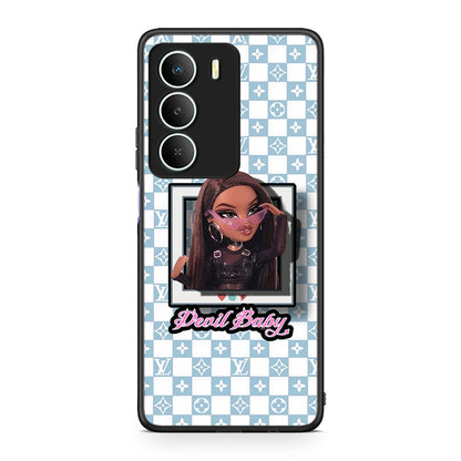 Realme 14X Devil Baby Θήκη Αγίου Βαλεντίνου από τη Smartfits με σχέδιο στο πίσω μέρος και μαύρο περίβλημα | Smartphone case with colorful back and black bezels by Smartfits