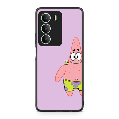 Realme 14X Friends Patrick θήκη από τη Smartfits με σχέδιο στο πίσω μέρος και μαύρο περίβλημα | Smartphone case with colorful back and black bezels by Smartfits