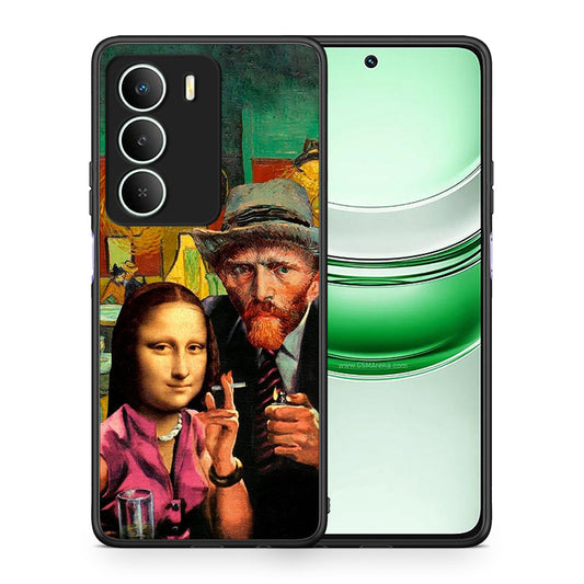 Θήκη Realme 14X Funny Art από τη Smartfits με σχέδιο στο πίσω μέρος και μαύρο περίβλημα | Realme 14X Funny Art case with colorful back and black bezels