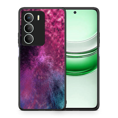 Θήκη Realme 14X Aurora Galaxy από τη Smartfits με σχέδιο στο πίσω μέρος και μαύρο περίβλημα | Realme 14X Aurora Galaxy case with colorful back and black bezels