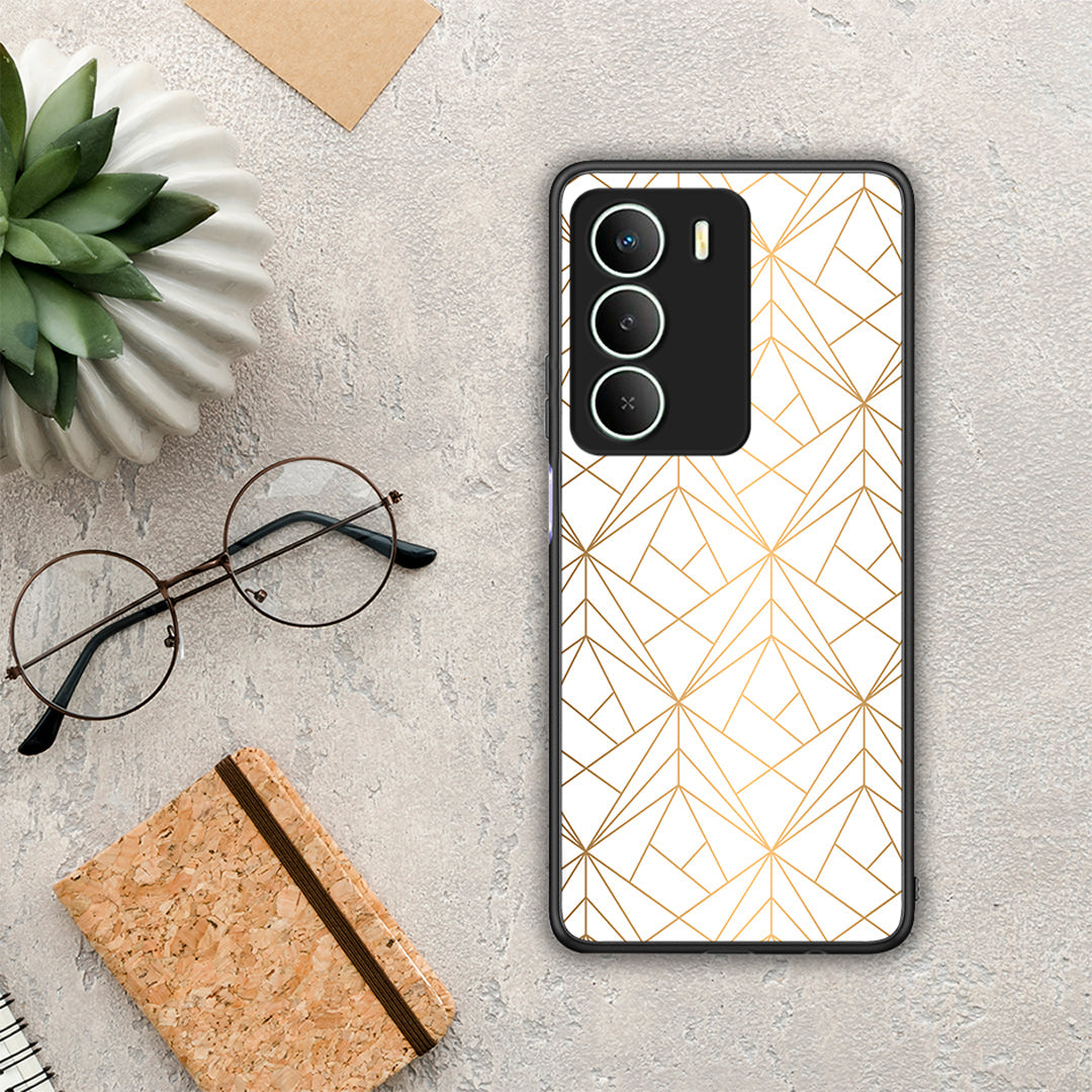Geometric Luxury White - Realme 14X θήκη