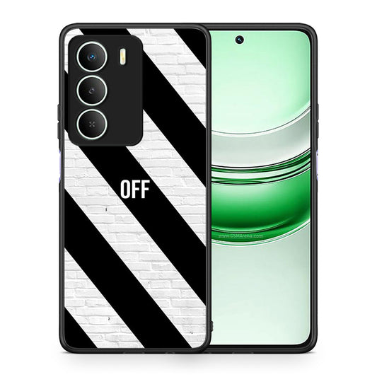 Θήκη Realme 14X Get Off από τη Smartfits με σχέδιο στο πίσω μέρος και μαύρο περίβλημα | Realme 14X Get Off case with colorful back and black bezels