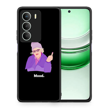 Θήκη Realme 14X Grandma Mood Black από τη Smartfits με σχέδιο στο πίσω μέρος και μαύρο περίβλημα | Realme 14X Grandma Mood Black case with colorful back and black bezels