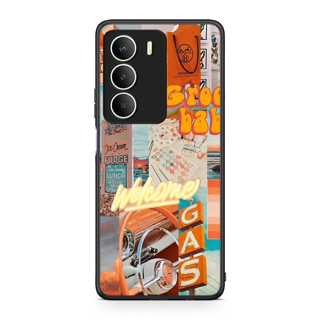 Realme 14X Groovy Babe Θήκη Αγίου Βαλεντίνου από τη Smartfits με σχέδιο στο πίσω μέρος και μαύρο περίβλημα | Smartphone case with colorful back and black bezels by Smartfits