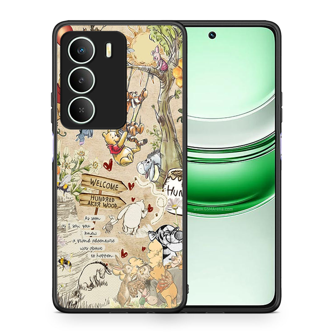 Θήκη Realme 14X Happy Friends από τη Smartfits με σχέδιο στο πίσω μέρος και μαύρο περίβλημα | Realme 14X Happy Friends case with colorful back and black bezels