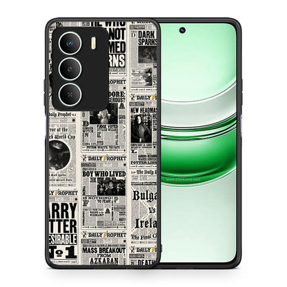 Θήκη Realme 14X Harry Paper από τη Smartfits με σχέδιο στο πίσω μέρος και μαύρο περίβλημα | Realme 14X Harry Paper case with colorful back and black bezels