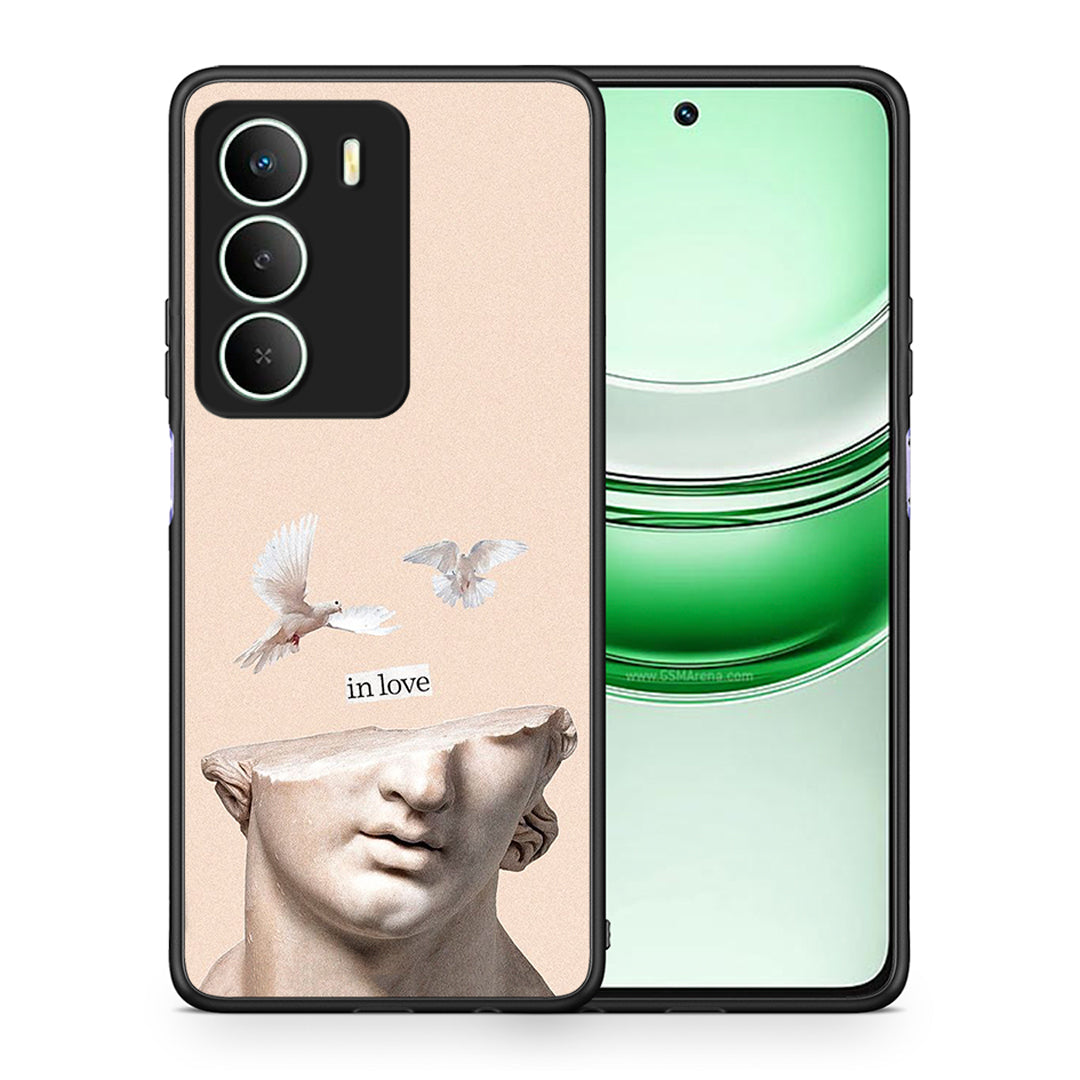 Θήκη Realme 14X In Love από τη Smartfits με σχέδιο στο πίσω μέρος και μαύρο περίβλημα | Realme 14X In Love case with colorful back and black bezels