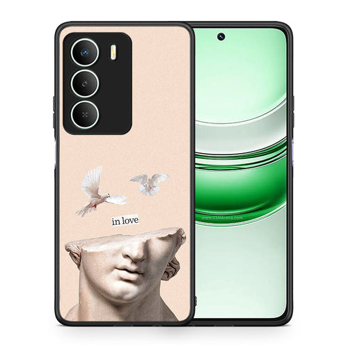 Θήκη Realme 14X In Love από τη Smartfits με σχέδιο στο πίσω μέρος και μαύρο περίβλημα | Realme 14X In Love case with colorful back and black bezels