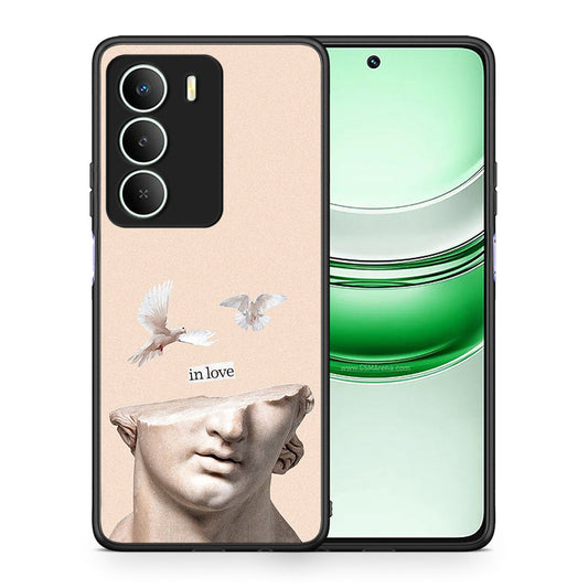 Θήκη Realme 14X In Love από τη Smartfits με σχέδιο στο πίσω μέρος και μαύρο περίβλημα | Realme 14X In Love case with colorful back and black bezels