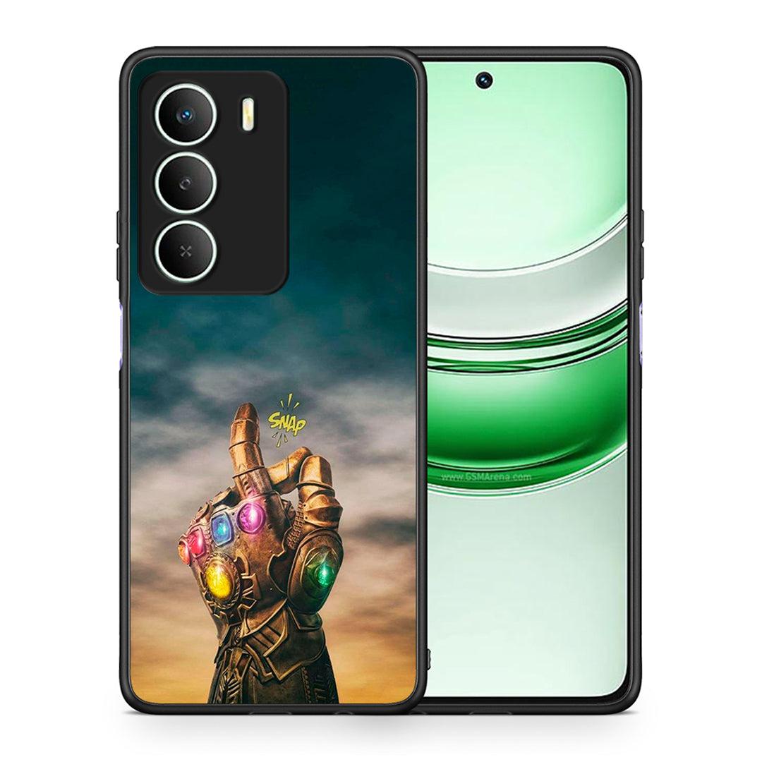 Θήκη Realme 14X Infinity Snap από τη Smartfits με σχέδιο στο πίσω μέρος και μαύρο περίβλημα | Realme 14X Infinity Snap case with colorful back and black bezels