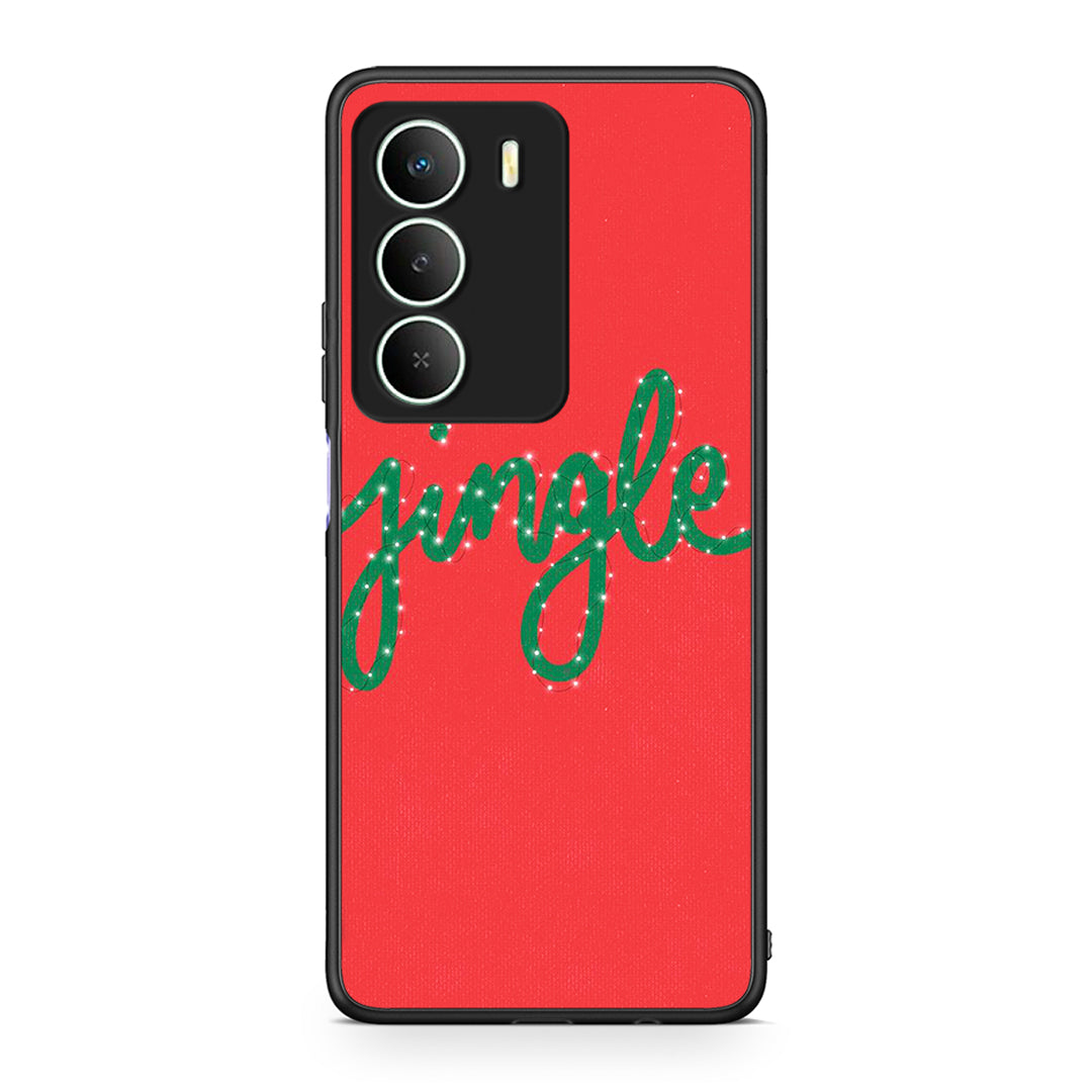Realme 14X Jingle Xmas θήκη από τη Smartfits με σχέδιο στο πίσω μέρος και μαύρο περίβλημα | Smartphone case with colorful back and black bezels by Smartfits