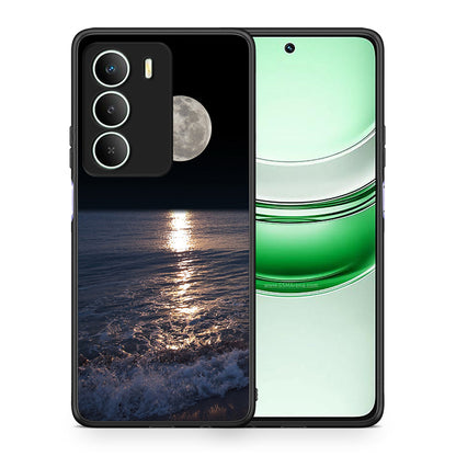 Θήκη Realme 14X Moon Landscape από τη Smartfits με σχέδιο στο πίσω μέρος και μαύρο περίβλημα | Realme 14X Moon Landscape case with colorful back and black bezels