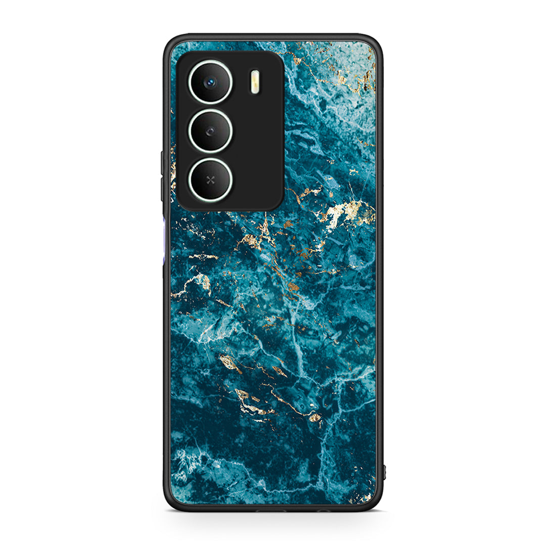 Realme 14X Marble Blue θήκη από τη Smartfits με σχέδιο στο πίσω μέρος και μαύρο περίβλημα | Smartphone case with colorful back and black bezels by Smartfits