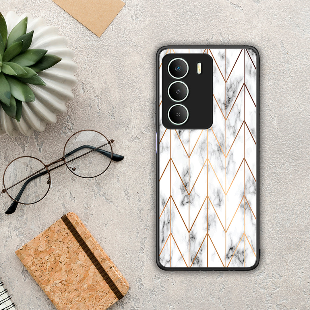 Marble Gold Geometric - Realme 14X θήκη